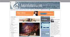 Desktop Screenshot of hagaselamusica.com