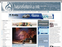 Tablet Screenshot of hagaselamusica.com